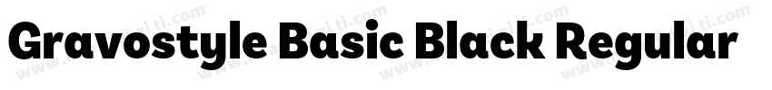 Gravostyle Basic Black Regular字体转换